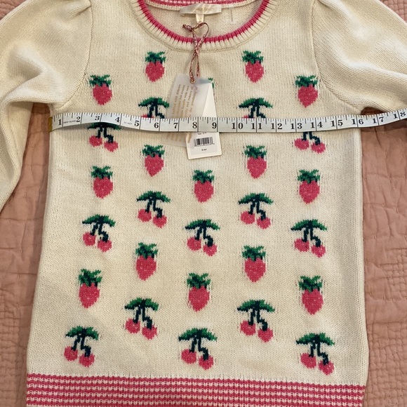 LoveShackFancy Strawberry sweater - Picture 5 of 8